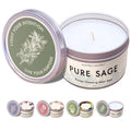 Manifest Candles White Sage Candle for Cleansing Negative Energy – 7oz, 50+ Hr Burn