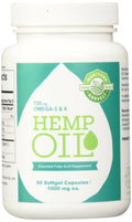 Manitoba Harvest Hemp Oil Soft Gels - 60 Softgels (Pack of 3)