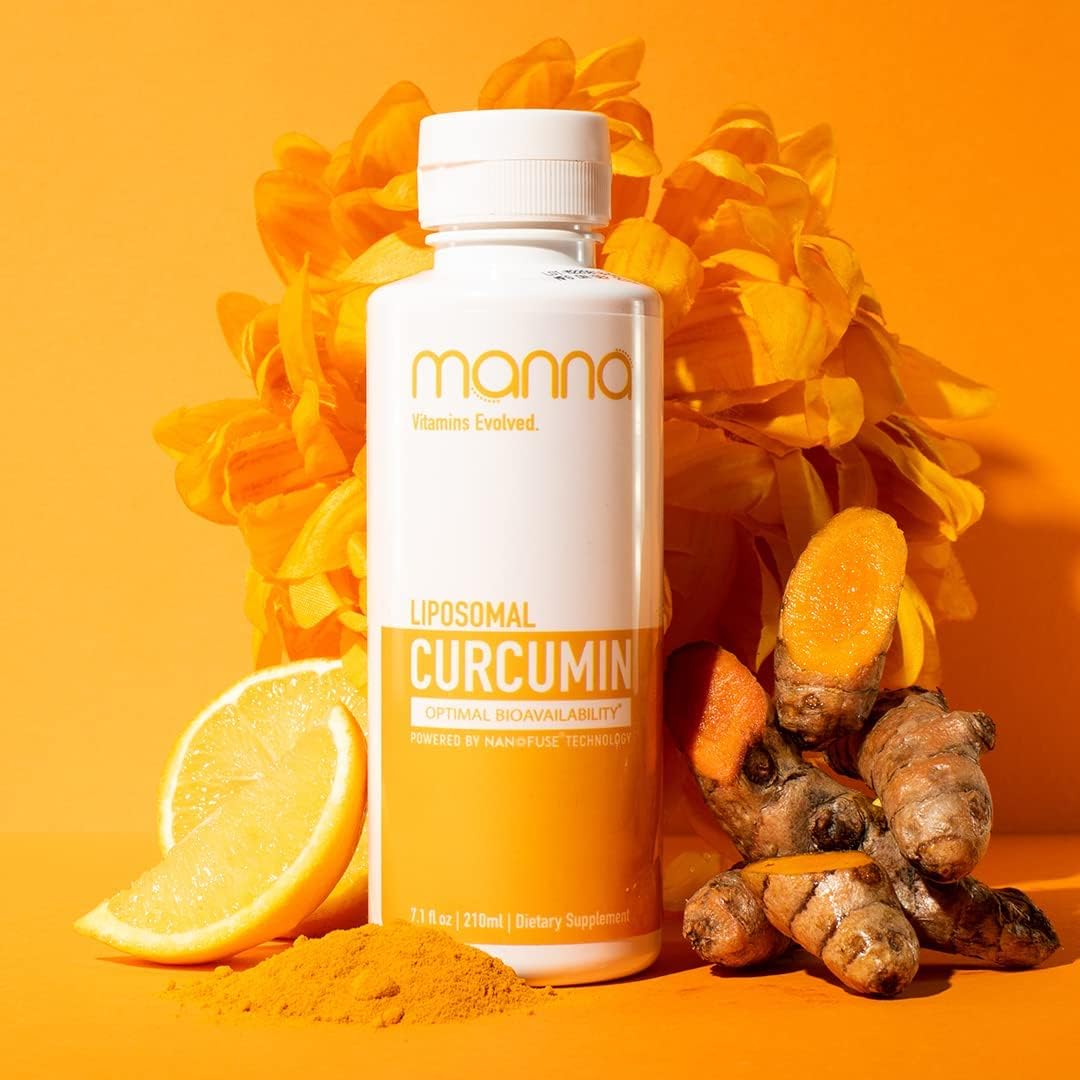 Manna Vitamins Evolved Liposomal Curcumin – 95% Curcuminoids, Advanced Absorption, 3 Pack (Vegan, Non-GMO)