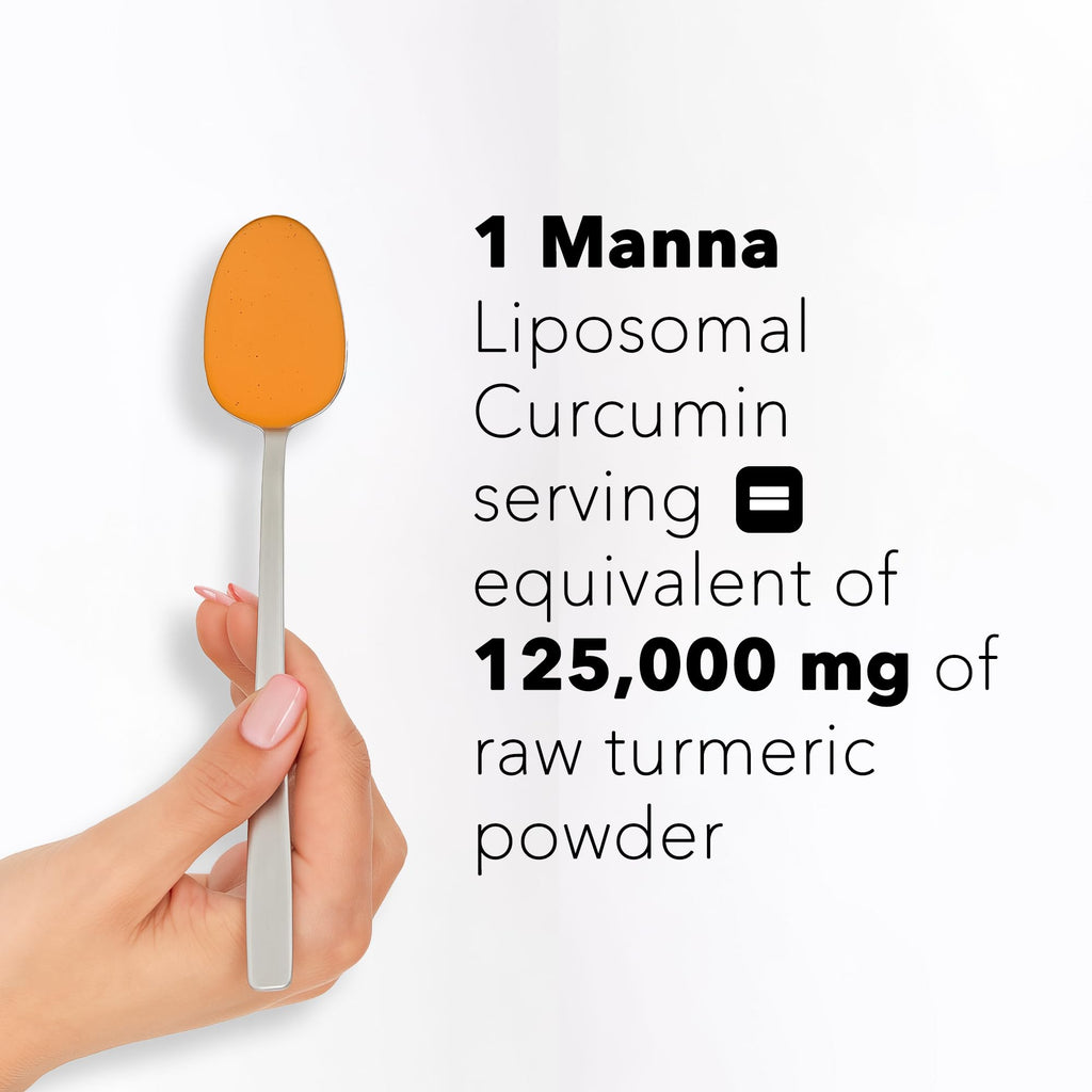 Manna Vitamins Evolved Liposomal Curcumin – 95% Curcuminoids, Advanced Absorption, 3 Pack (Vegan, Non-GMO)