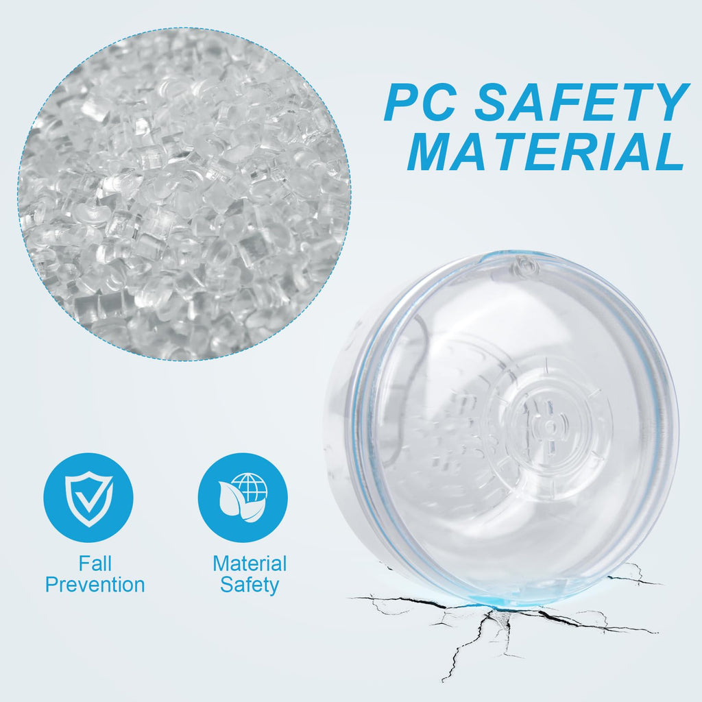 Maoerdental Retainer Cleaner Case – Double Layer No-Leak Denture Cup for Soaking Dentures, Invisalign, Retainers, Mouth Guards (Transparent)