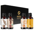 Maple Holistics Fall Essential Oils Set for Diffuser - 4x30mL Pumpkin Spice, Cedarwood, Vanilla Spice & Focus