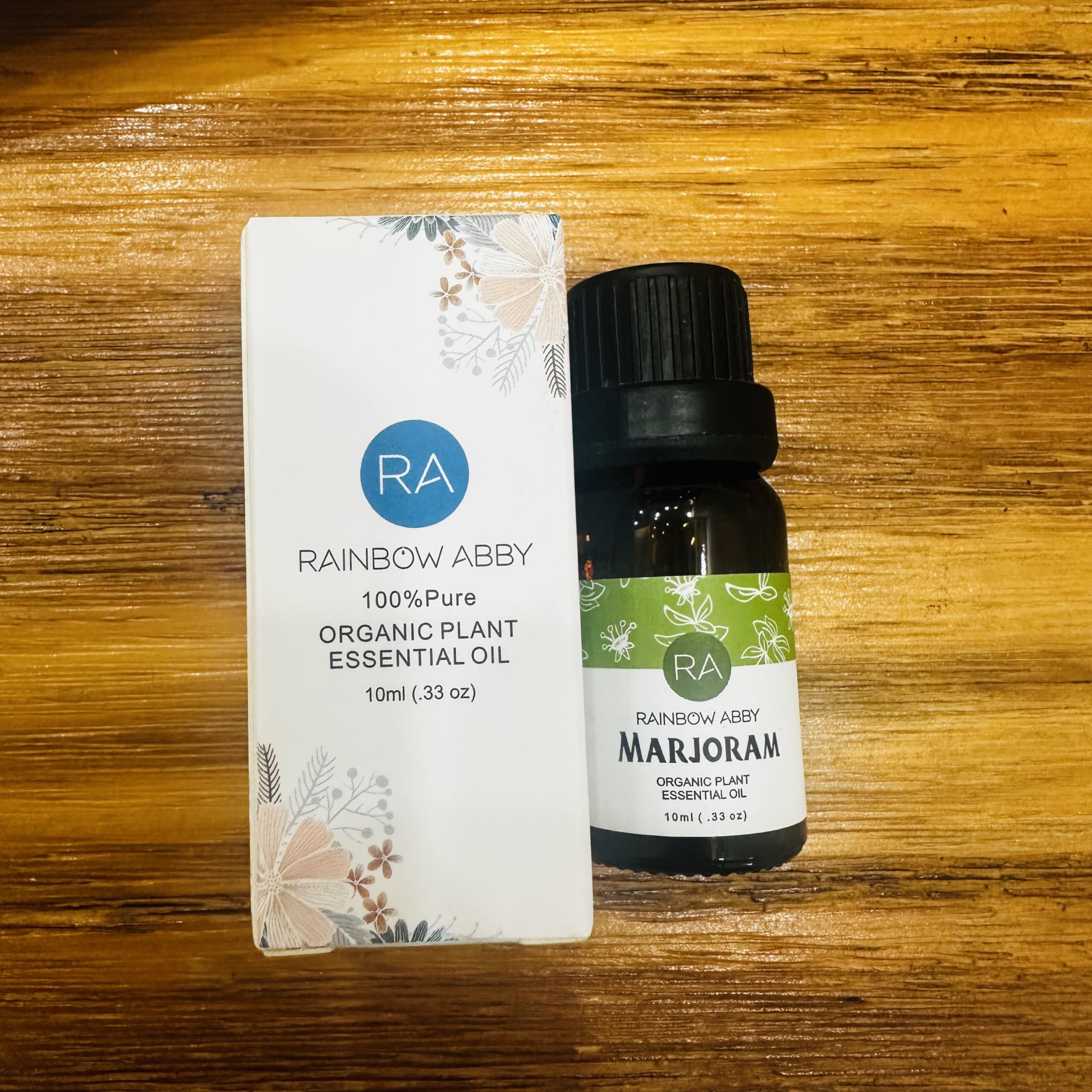 2-Pack Marjoram Essential Oil - 100% Pure Organic (10ml) - Diffuser & Skin Care