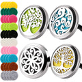 Maromalife 4 Pack Car Vent Clip Diffuser – 30mm Aromatherapy Diffusers with 40 Felt Pads