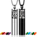 Maromalife Diffuser Necklaces – 2-Pack Stainless Steel Locket Gift Set