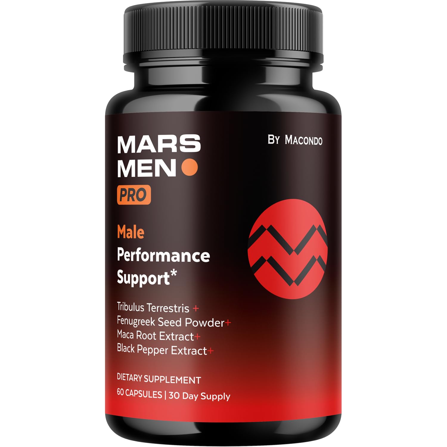 Mars Men Pro Official Supplement – Natural Support Capsules, 60 Capsules