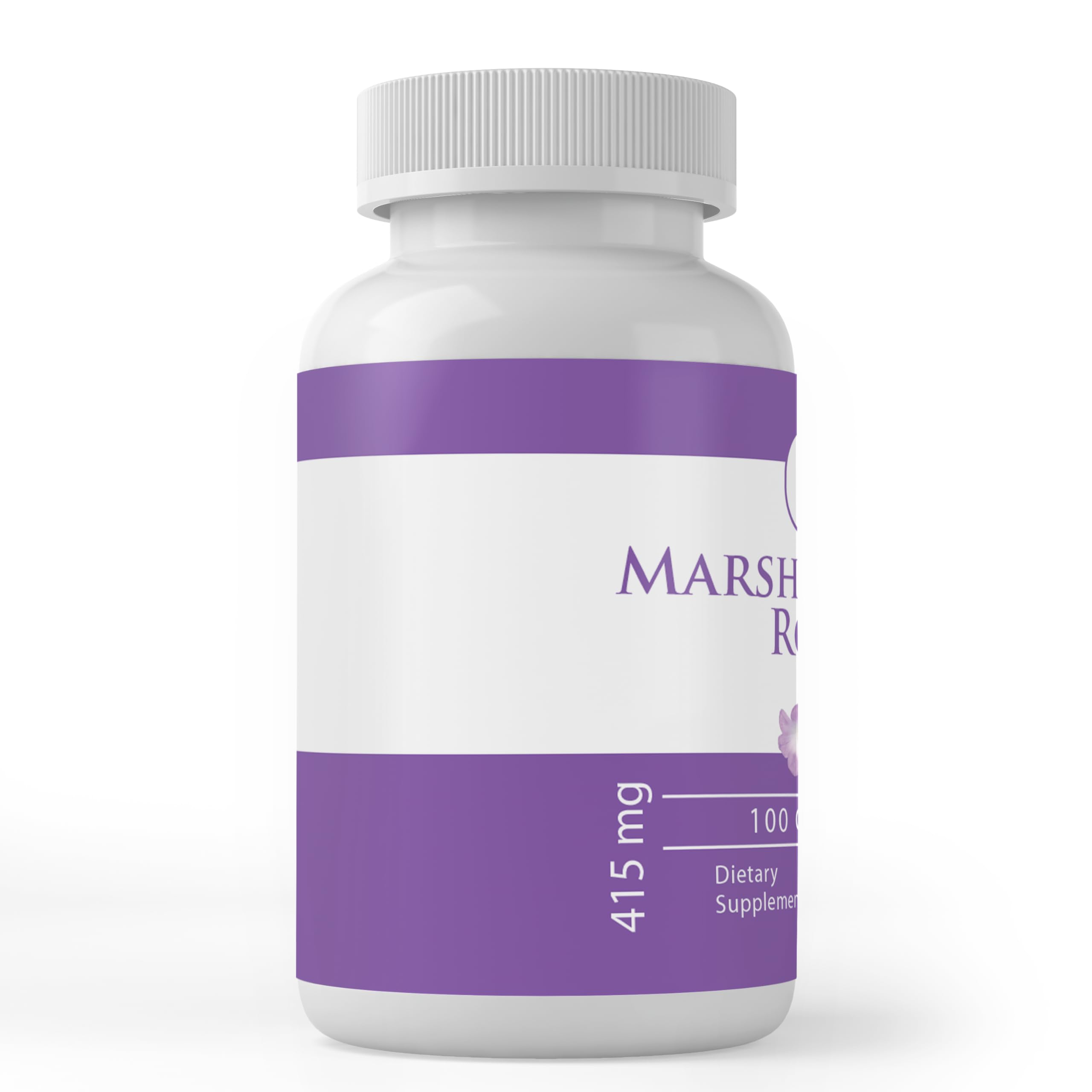 Pure Marshmallow Root Capsules – 100 Count, Always Pure, No Additives, Lab Verified