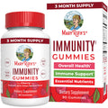 Mary Ruth's 5-1 Immunity Gummies with Elderberry for Kids & Adults – Cherry | Pectin Based | Vegan | 90 Count