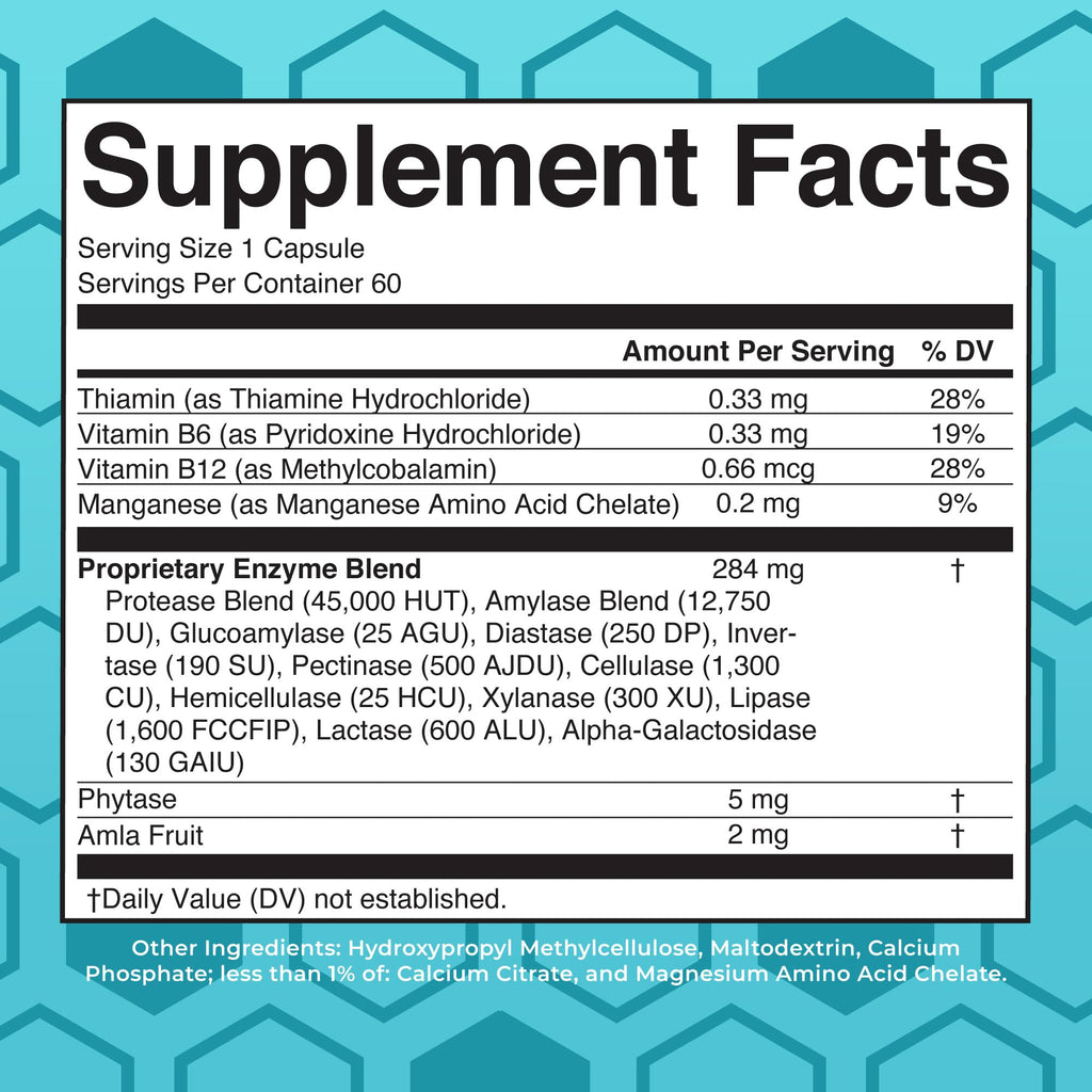 MaryRuth Organics Digestive Enzymes – Up to 2 Months, Over 12 Enzymes, Vegan Digestive Health