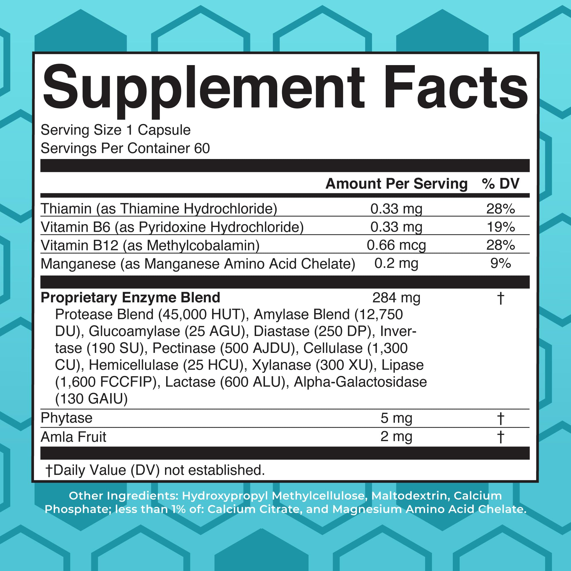 MaryRuth Organics Digestive Enzymes – Up to 2 Months, Over 12 Enzymes, Vegan Digestive Health