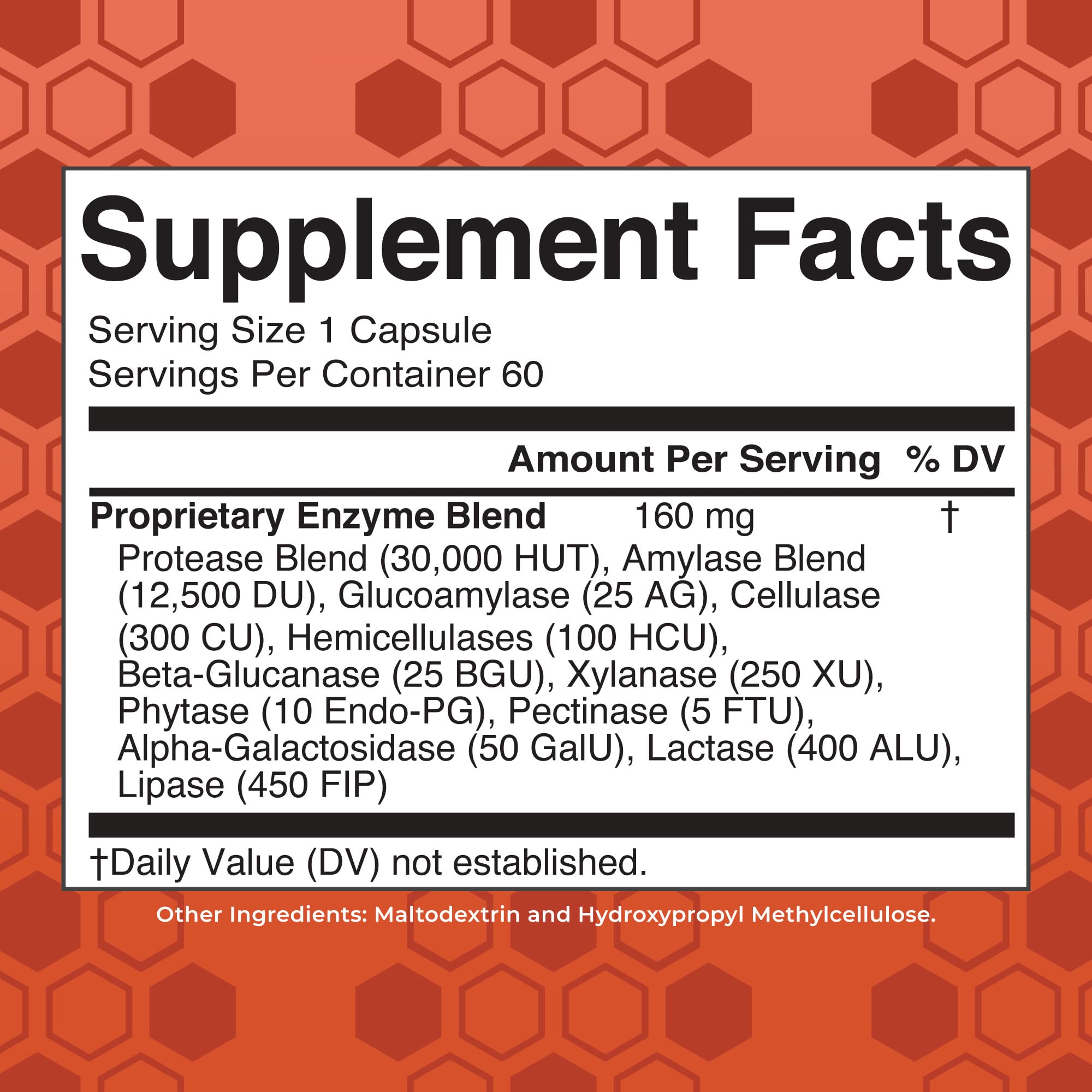 MaryRuth Organics Gluten Enzymes Capsules | Gluten Digestion & Gut Health | Vegan, Gluten Free | 60 Count