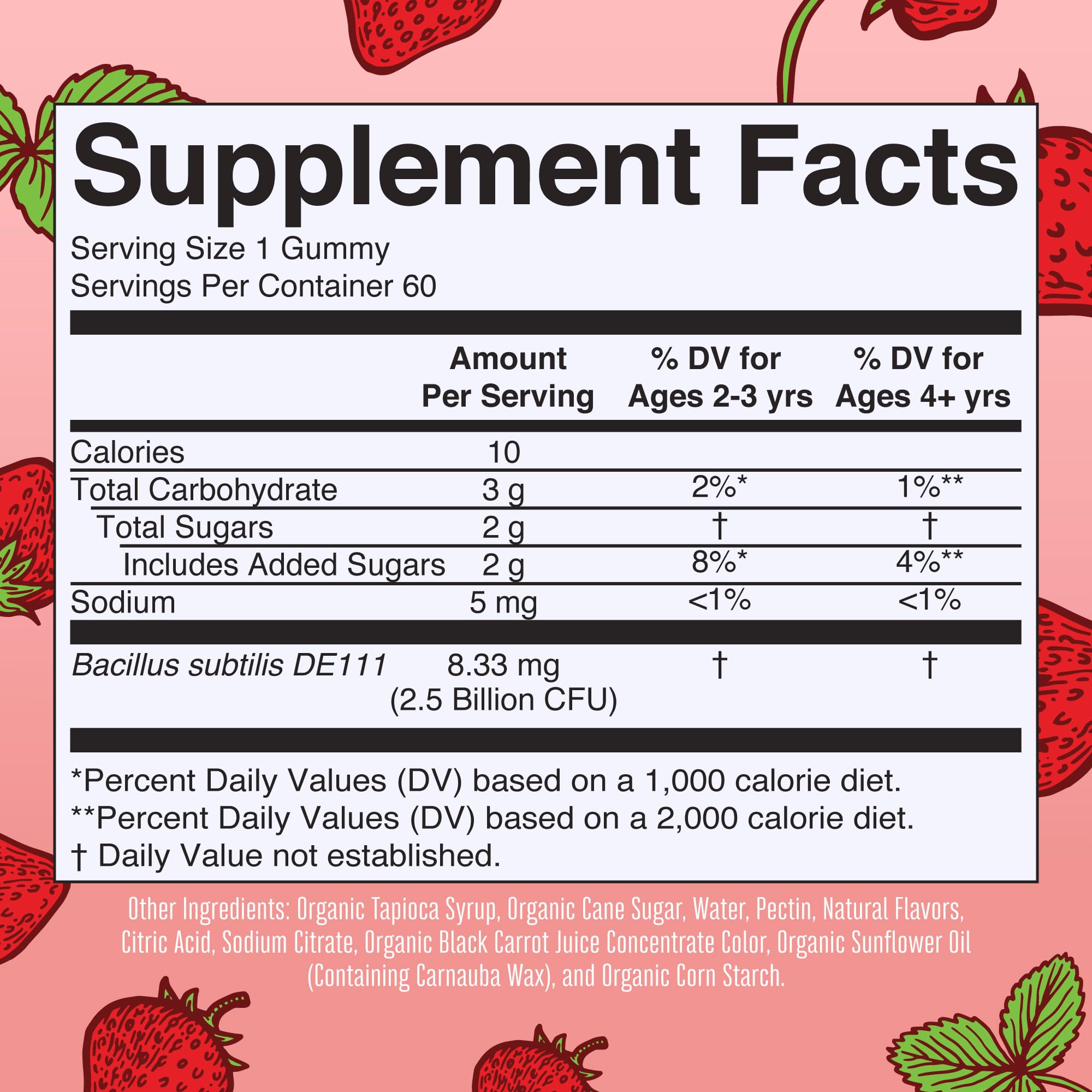 MaryRuth Organics Kids Probiotics Gummies – Digestive Health, 60 Count