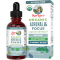 MaryRuth Organics USDA Organic Brain Nootropic Drops – Ginkgo Biloba & Astragalus | Focus & Adrenal Support | 30 Servings