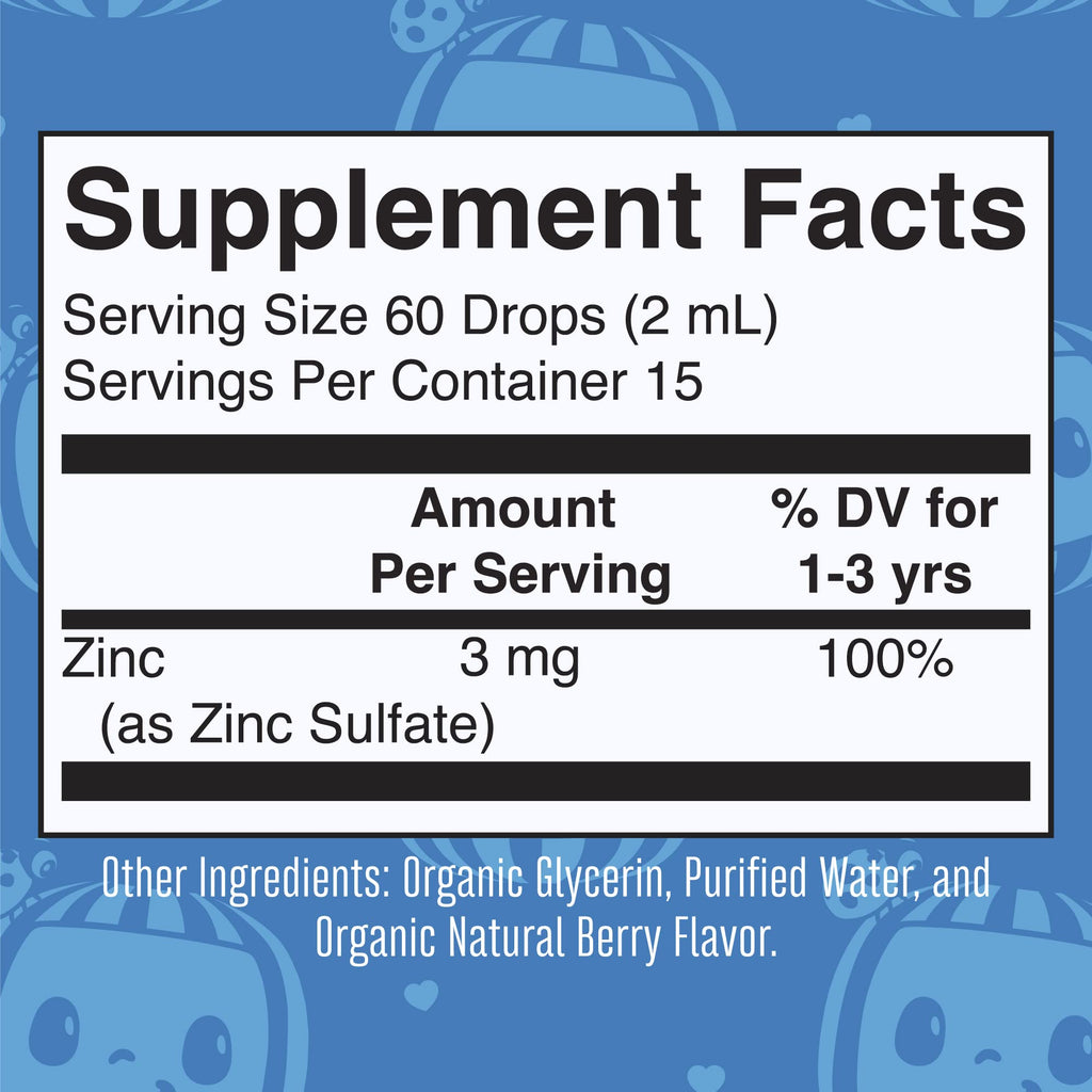 MaryRuth Organics Cocomelon Toddler Liquid Zinc – Sugar Free, USDA Organic | 1 Fl Oz