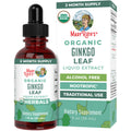 MaryRuth Organics Ginkgo Leaf Liquid Drops | Organic Nootropic Supplement | 60 Servings