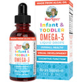 MaryRuth Organics Infant & Toddler Omega-3 Liquid Drops – 200mg DHA / 2mg EPA per Serving | Unflavored | 1 fl oz