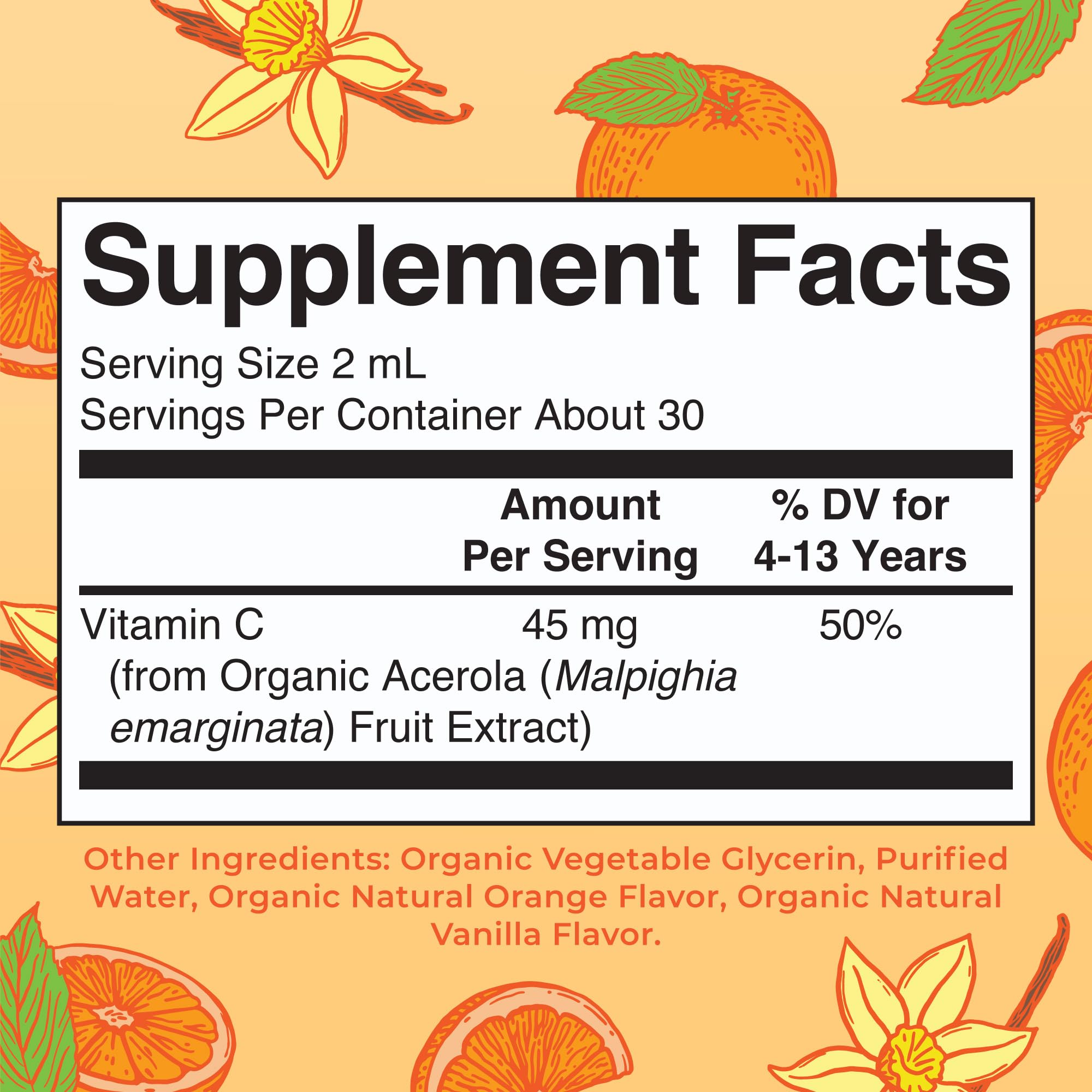 MaryRuth Organics Kids Vitamin C Drops – Vegan Immune Support for Ages 4-13 (2 oz)