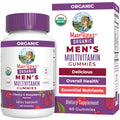 MaryRuth Organics Men's Vitamin Gummy | USDA Organic Vegan Multivitamin for Immune Support | Non-GMO | Gluten Free | 60 Count