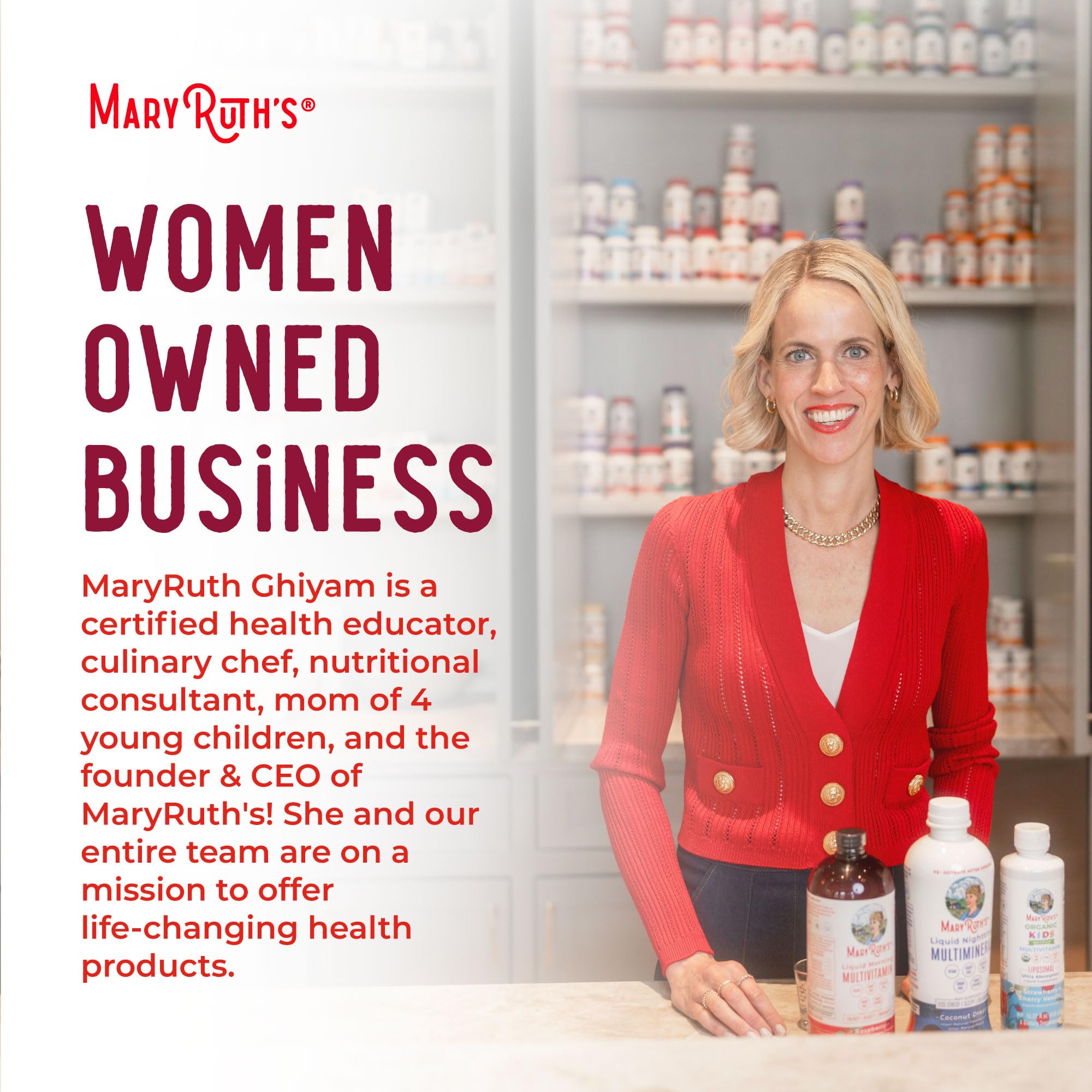 MaryRuth Organics Multivitamin for Men - Sugar Free Liquid Vitamin