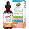 MaryRuth Organics Prenatal & Postnatal Omega-3 Liquid Drops - 800 mg DHA per Serving | 2 oz