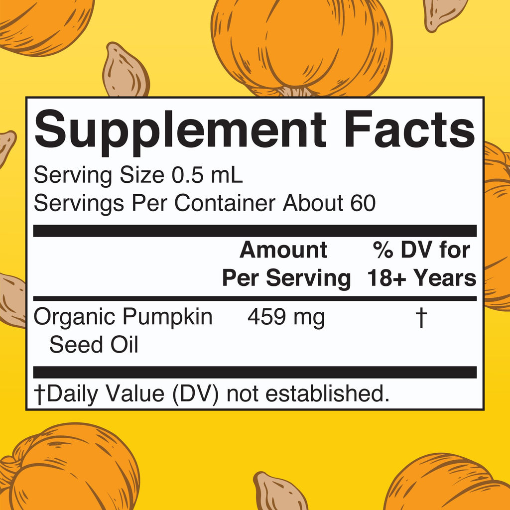 MaryRuth Organics Pumpkin Seed Oil - Cold Pressed, USDA Organic, 60 Servings