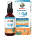 MaryRuth Organics Throat Spray – USDA Organic, 4-Herb Blend (Mullein, Marshmallow, Licorice, Thyme) | Vegan, Non-GMO, Gluten Free | 1 fl oz