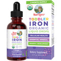MaryRuth Organics Toddler Iron Drops | Liquid Iron for Ages 1-3 | Ferrochel | Sugar Free | Vegan | 2 oz