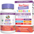 MaryRuth Organics Vitamin Gummy for Kids 2+ | USDA Organic Toddler Multivitamin with Vitamin C, D3 & Zinc (Berry & Cherry) | 2 Month Supply