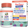 MaryRuth Organics Toddler Multivitamin Gummies + Postbiotics | USDA Organic | Vitamins for Kids Ages 2+ | Immune Support | Vitamin C | Vitamin D3 | Vitamin A | Zinc | Vegan | Non-GMO | 60 Servings