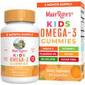 MaryRuth Organics Vegan Omega-3 Gummies for Kids 2+ - Sugar Free, 60 Count