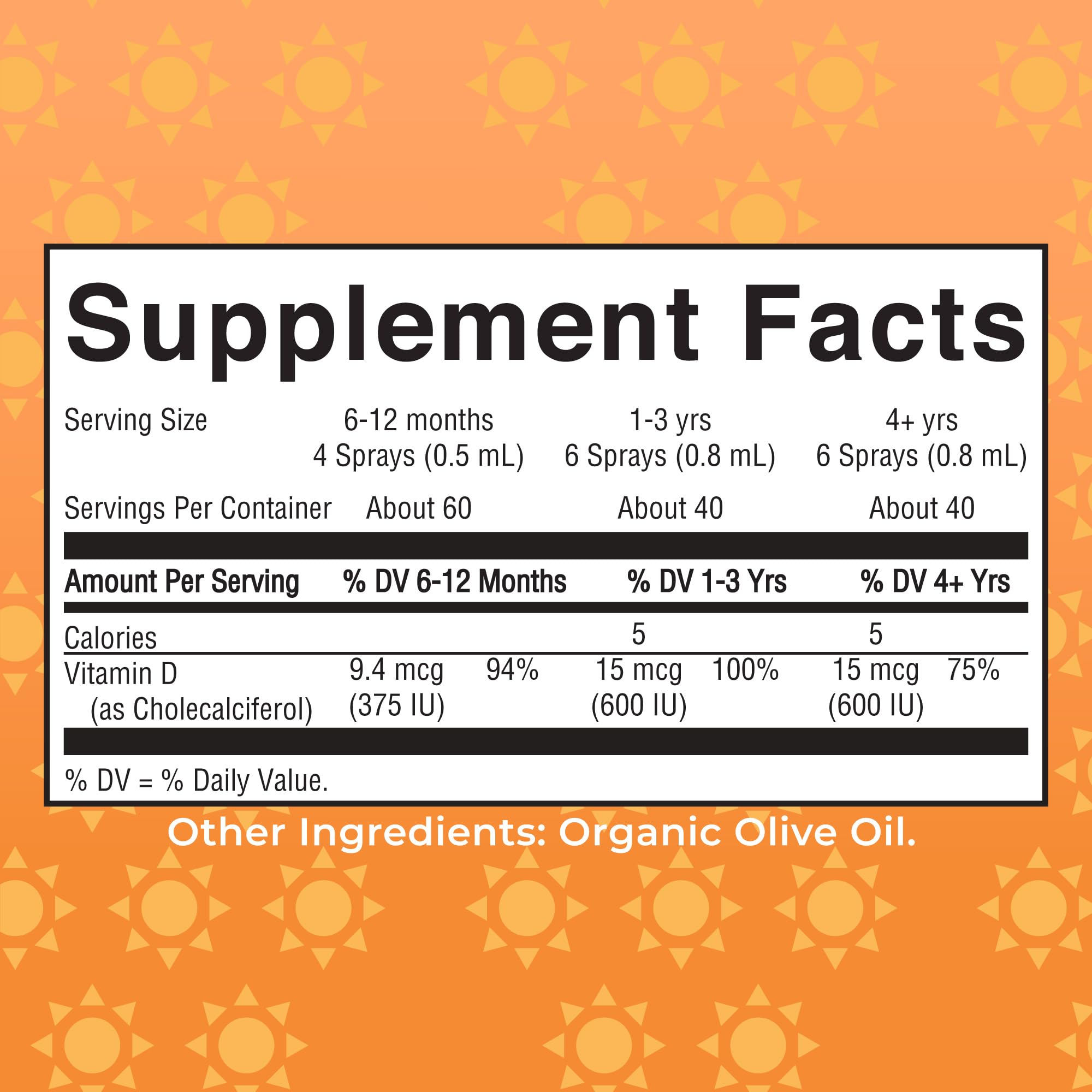MaryRuth Organics Vitamin D USDA Organic | VIT D3 Liquid | Sugar Free | Liquid VIT D Spray Immune Support for Adults & Kids | Bone Health| Vegan | Gluten Free | Non-GMO | 30 Servings