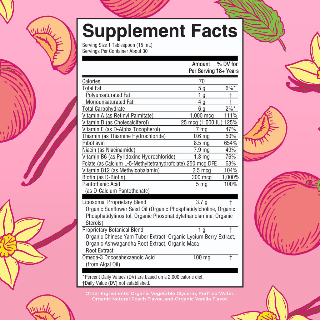 MaryRuth Organics Womens Liposomal Multivitamin - Sugar Free, USDA Organic