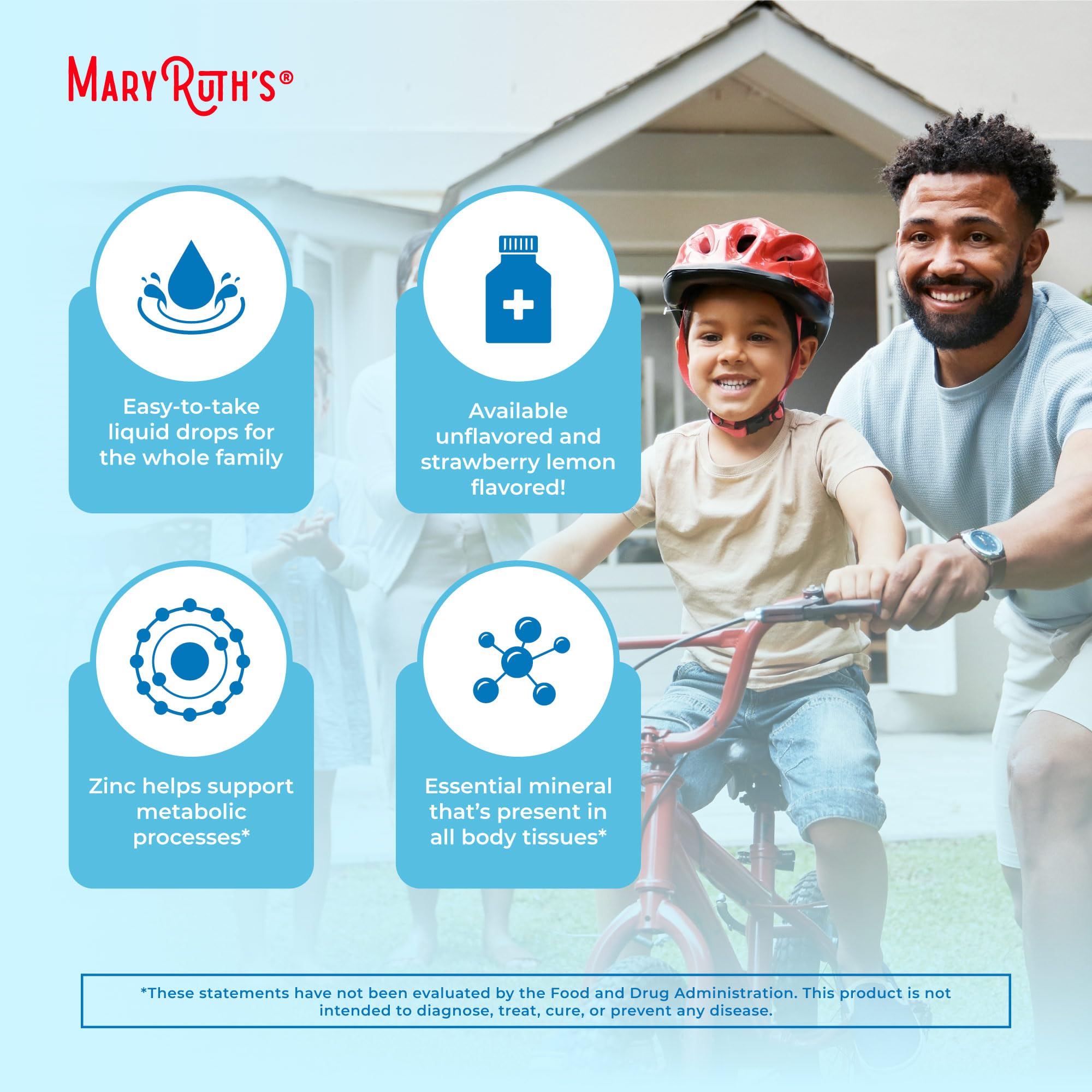 MaryRuth Organics Zinc Supplements for Immune Support | Ionic Zinc for Kids & Adults | Liquid Zinc Supplement | 40 Day Supply | Skin Care Supplement | Vegan | Gluten Free | Glycerin Based | 4 oz