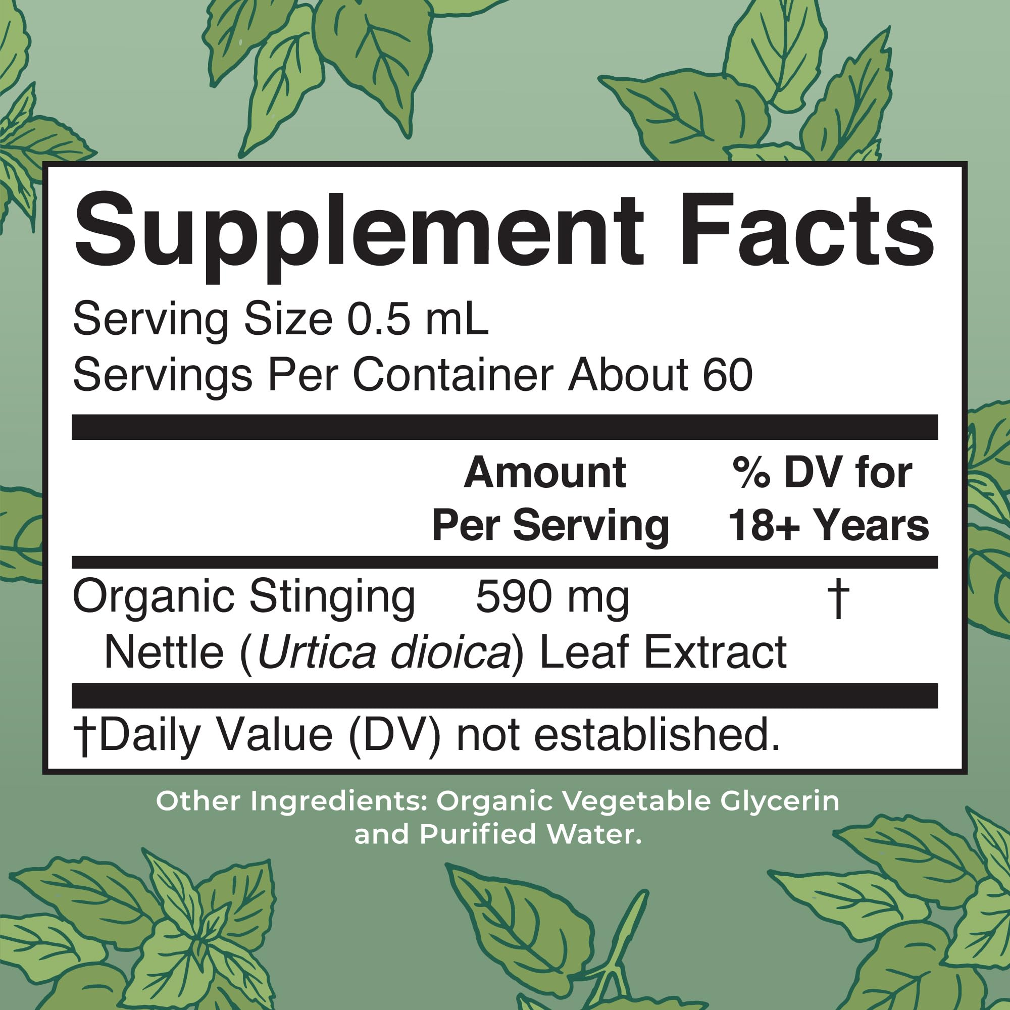 MaryRuth Organics Stinging Nettle Leaf Extract – Detox Drops, USDA Organic, Vegan