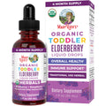 MaryRuth Organics Toddler Elderberry Syrup – USDA Organic, Sugar Free, 1 fl oz