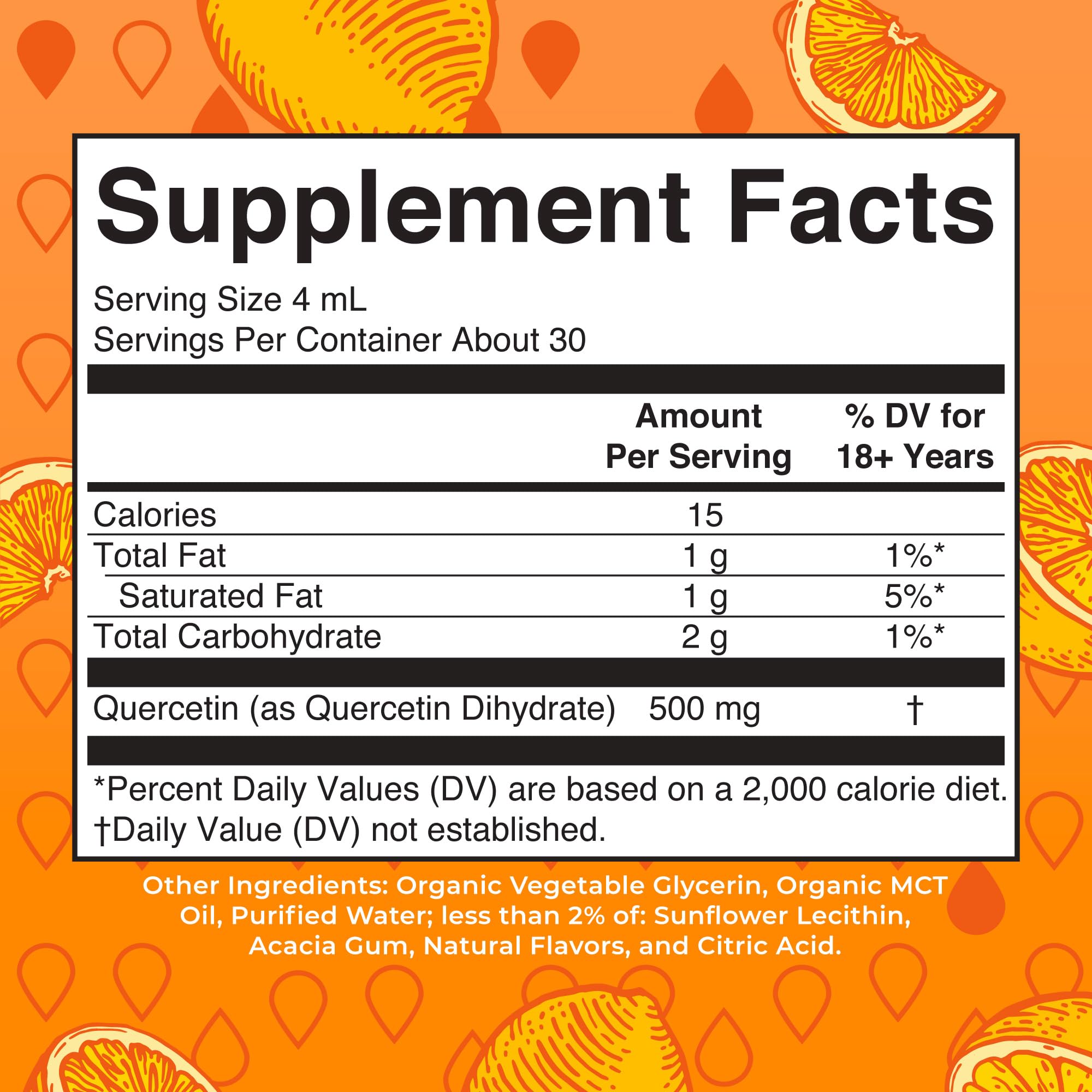 MaryRuth Organics Quercetin Liquid Drops – 500mg, Sugar Free, Vegan