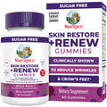 MaryRuth's Skin Restore + Renew Gummies with Hyaluronic Acid – Hydration, Elasticity & Skin Support | Vegan, Non-GMO | 60 Gummies