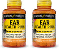 Mason Natural Ear Health Plus with B Vitamins - 50 Day Supply (Pack of 2)