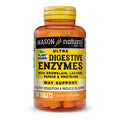 Mason Naturals Plant-Based Digestive Enzymes – Bromelain, Lactase & Papain – 60 Capsules