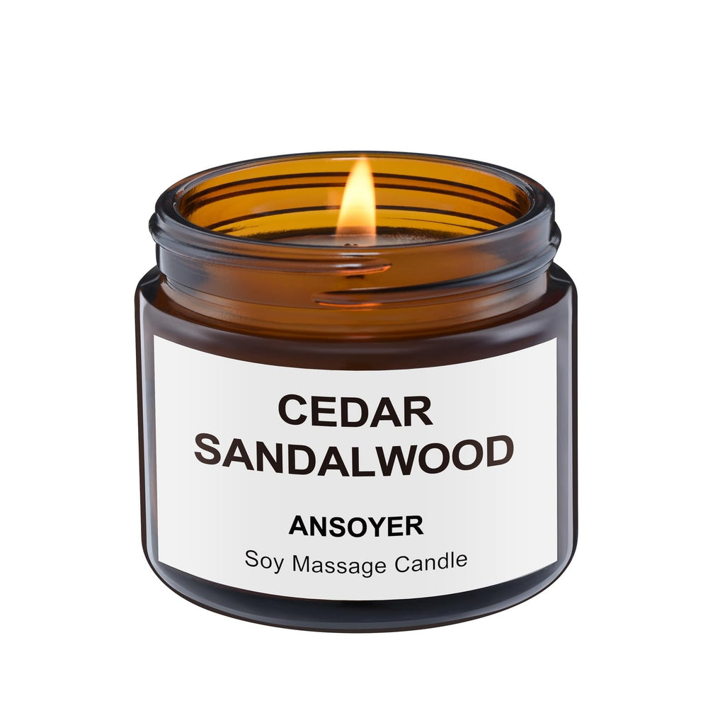 Massage Candle – Soy & Hemp Seed Oil Body Oil & Lotion Candle | Home Spa 1.77 oz