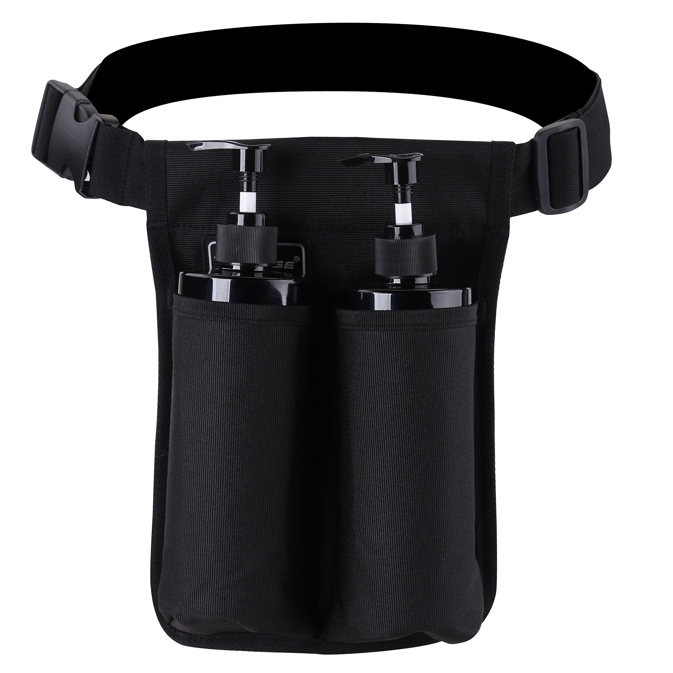 Massage Oil Holster Bag – Portable Massage Bottle Holder for Therapists (Black)