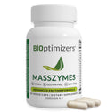 BIOptimizers MassZymes - Complete Digestive Enzymes for Gut Health & Bloating Relief (30 Capsules)