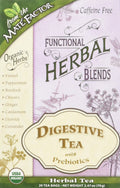 Mate Factor Functional Herbal Blends - Digestive Tea with Prebiotics (20 Bags)