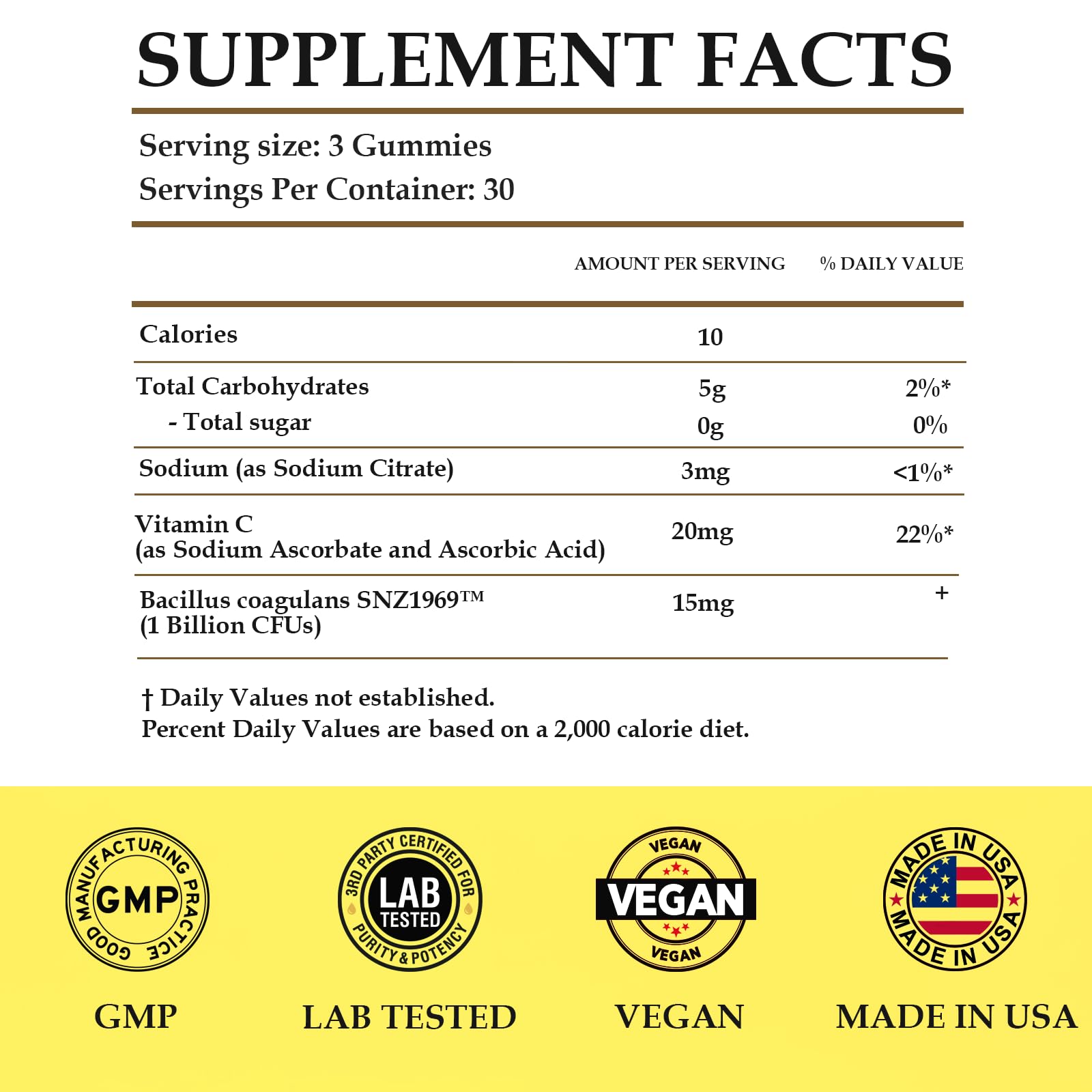 MATOP Premium Feminine Balance Gummies – pH Probiotic for Women, Lemon, Vegan
