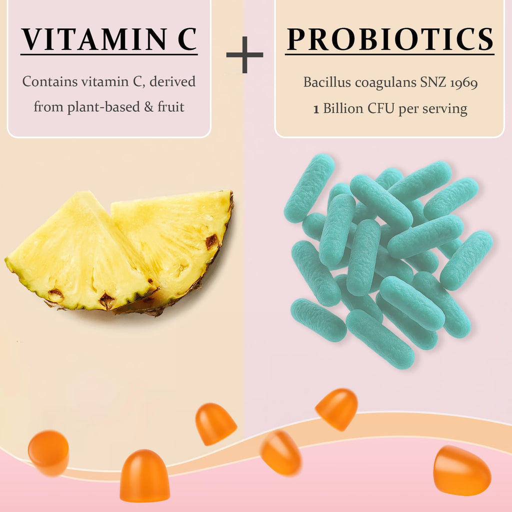 MATOP Premium Feminine Balance Gummies for Women - pH Balance, Vaginal Probiotic, Pineapple Flavor | Vegan & Gluten-Free | 60 Gummies (30 Servings)