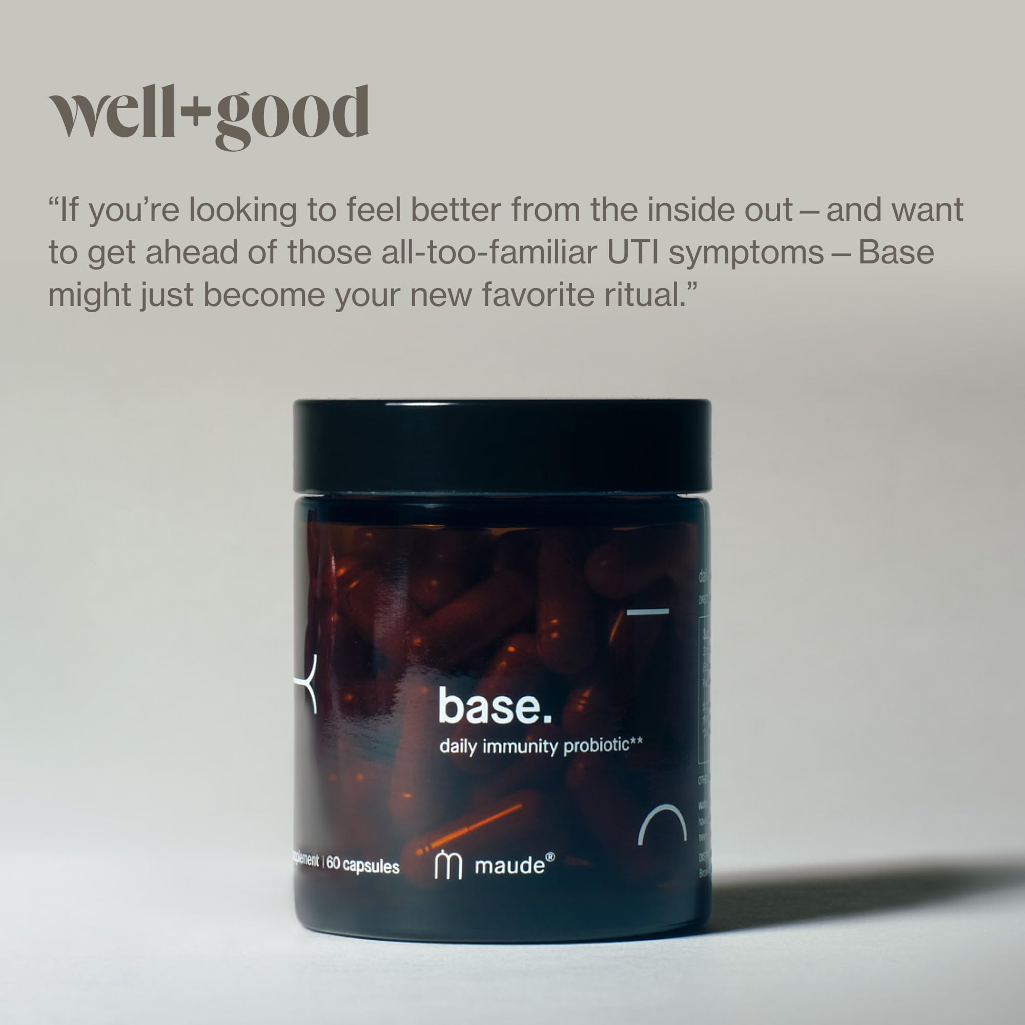 MAUDE Base: Daily Probiotics for Digestive Health, Immune Support & Urinary Care