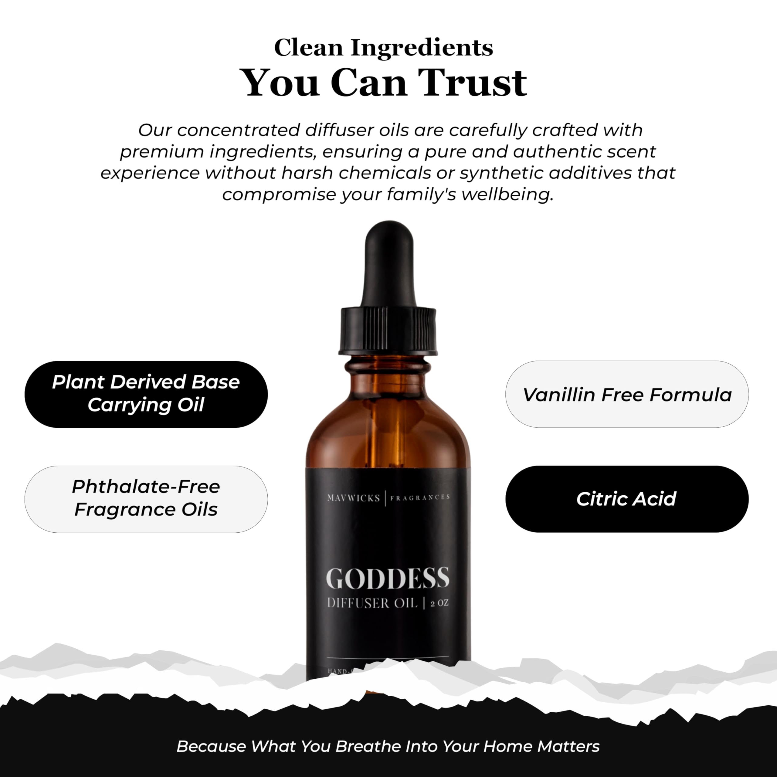 Mavwicks Diffuser Oil (Goddess) – 2oz Premium Essential Oil Blend for Aromatherapy Diffusers | Luxury Home Fragrance