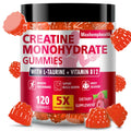 Maxhemphealth Creatine Monohydrate Gummies – Pre-Workout, Raspberry, 120 Count