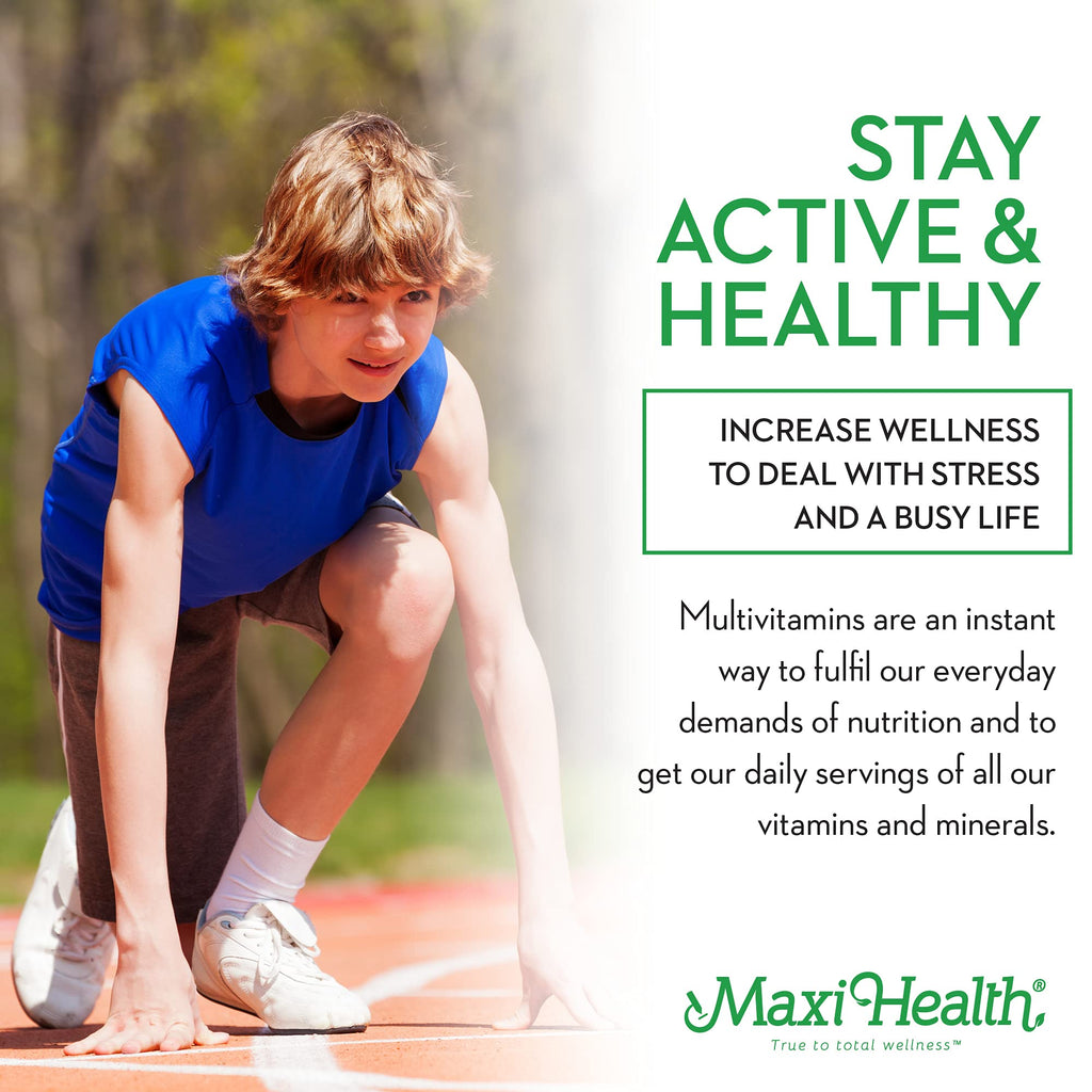 Maxi Health Multivitamin for Him – Teen Boys 12–17 | Energy & Immune Support