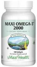Maxi Health Omega 3 2000mg - Triple Strength Fish Oil with No Fishy Aftertaste | Kosher, 100 Softgels